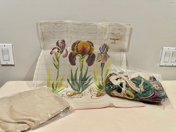 The Complete Needlepoint Kit, In A Bag - Irises