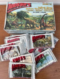 1993 DINOSAURS The Mesozoic Era Jurassic Box 48 Packs Trading Cards Educational
