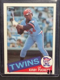 1985 Topps Kirby Puckett Rookie Card - K