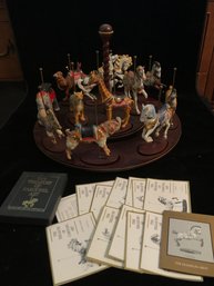 The Treasury Of Carousel Art The Franklin Mint Figurines
