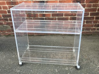 Fabulous Vintage AKKO Rolling Lucite Bar / Cocktail Cart - They Are Online From $300-$600 - Great Vintage Cart