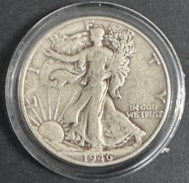 1946-D Walking Liberty Silver Half Dollar