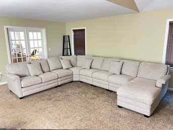 (Retail $9,470) La-z-boy Bexley 7 Piece Sectional Sofa, Only 2 Years Old