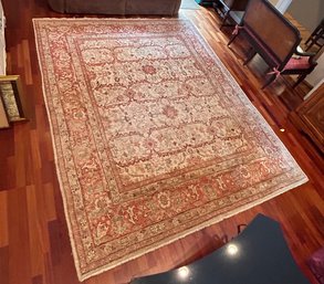 Lovely Area Rug With Light Pink Hues