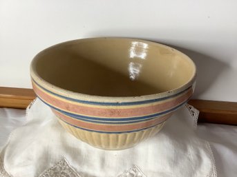 Large Yellow Ware Bowl