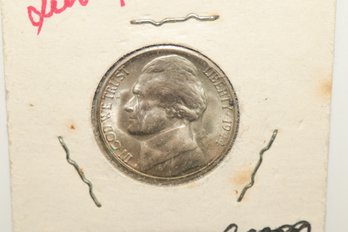 Lustrous 1944-S Jefferson Wartime 35% Silver  Nickel