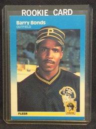 1987 Fleer Barry Bonds Rookie Card - K