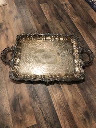 Vintage Tray With Feet