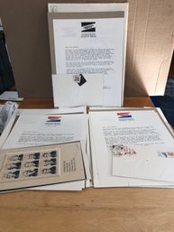 1986 US Postal Service Commemorative Stamp Club Collection Album Pages W/stamps Still Sealed