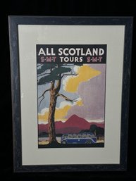 All Scotland Tours Framed Poster