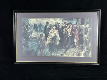 Art Print 'Deborah' From The Book Of Uman Recollections By Mykola Bazhan In Frame