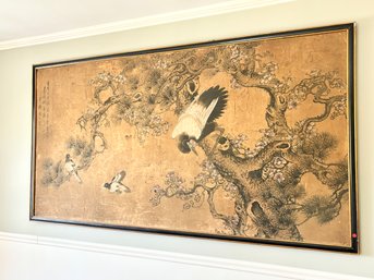 A Vintage Chinese Rice Paper Scroll