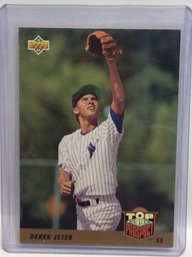 1993 Upper Deck Top Prospect Derek Jeter Rookie Card - K