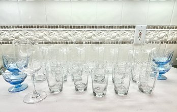 Vintage Assorted Glassware