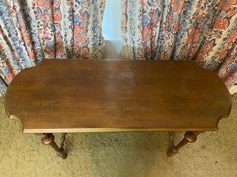 Vintage Wood Console Table