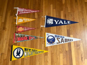 Various Vintage Pennant Collection