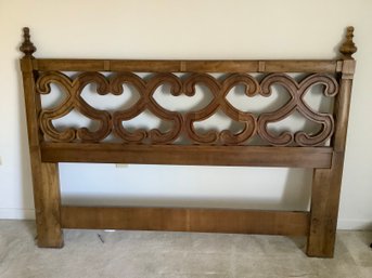 Mid Century Solid Wood Bedframe 60 Inches