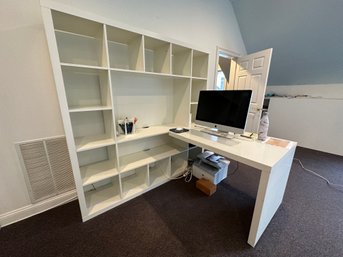 Cubical Shelf With Desk
