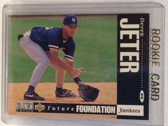 1994 Upper Deck Collectors Choice Future Foundation Derek Jeter Rookie Card - K