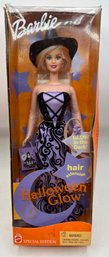 NEW IN BOX ~ Halloween Glow Barbie ~ With Hair Extension And Glow In The Dark