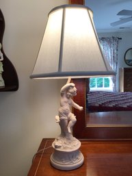 Vintage Cherub Lamp #1