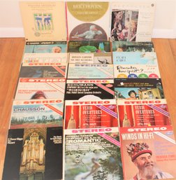 Lot Eighteen With Mercury Living Presence Hi-Fi Stereo Records, Verdi Overtures, Winds In Hi-Fi, Chausson, Etc