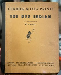 Antique Book Of Prints - Red Indian - Currier & Ives