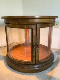 Display Cabinet Lighted Side Table