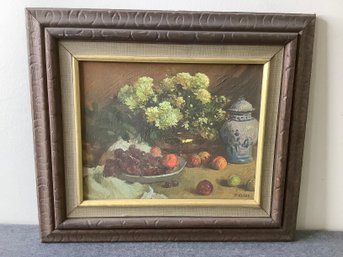 Framed Still Life By Rudolph Colao