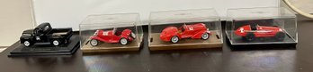 Vintage F-1 Pick Up 1948 Truck, Brumm 142 And 106 Cars, Brumm 1/43 Scale Metal Model R43 Alfa Romeo BR-ED-A5