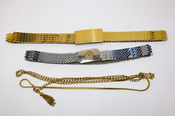 3 Vintage Belts