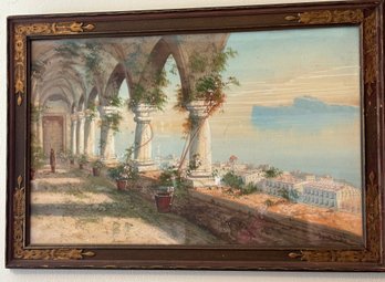 Framed Print Of Amalfi Coast M. Gianni