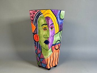 Picasso Abstract Cubist Vase By Steven Mcgovney & Tammy