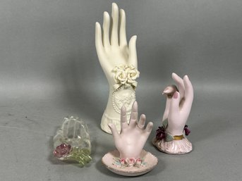 Hand Figurines Including Lefton