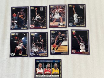 9pc Lot Of Topps Basketball 2000 Trading Cards Inc. Nets Burrell