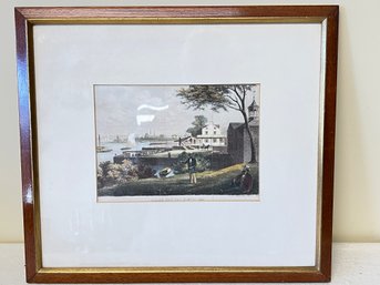 Colored Print - Hells Gate Ferry Foot Of 86th St.