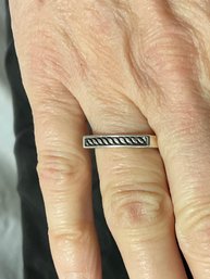 AVA Sterling Silver Ring - 4 Sided