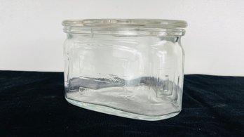 Scurlock Kontanerette Triangle Glass Storage Jar 1940S