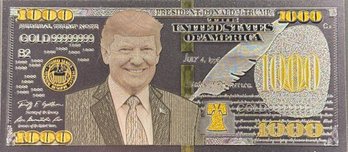 Black Colored Trump Bill