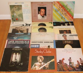 Lot Nineteen Of Mostly Jazz With Stanley Clarke, Dave Brubeck, John McLaughlin, Paul Winter, George Benson Etc