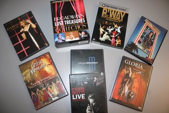 Lot Of DVD Boxsets From Barbra Streisand, Cher, Broadway, Gloria Estefan, Chris Botti, Barry Manilow And More