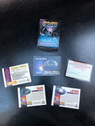 Star Trek Deep Space Nine Series Premiere Trading Cards/skybox 48 Cards  2 Bonus Cards And COA 1993.  Lot 27