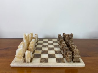 Natural Onyx And Stone Chess Set
