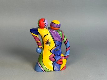 Picasso Abstract Cubist Salt & Pepper Shakers By Steven Mcgovney & Tammy