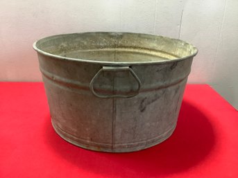 Large Galvanized Bucket