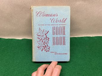 Vintage 1938 Woman's World. Edition Of The American Woman's Cook Book. Thumb-Indexed.