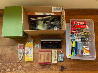 Lot Of Office Supplies, Some Vintage