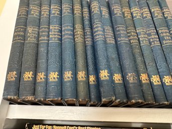 Leather Bound Antique Books In German 15 Volumes