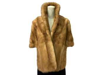 Vintage Light Fawn Mink Stole/Cape - Kramer's New Haven