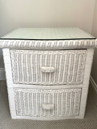 Wicker Side Chest